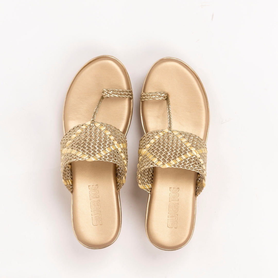 Vegan Black Braided Wedge Sandals